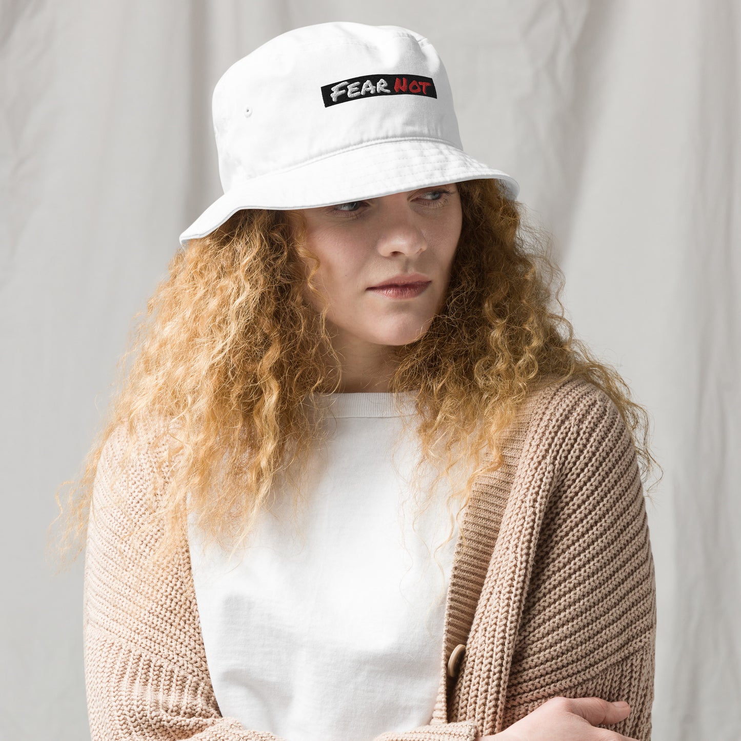 FEAR NOT Organic bucket hat