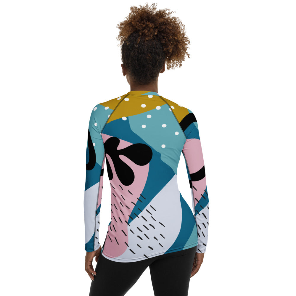 F.T.E. Multicolored print Women's Rash Guard