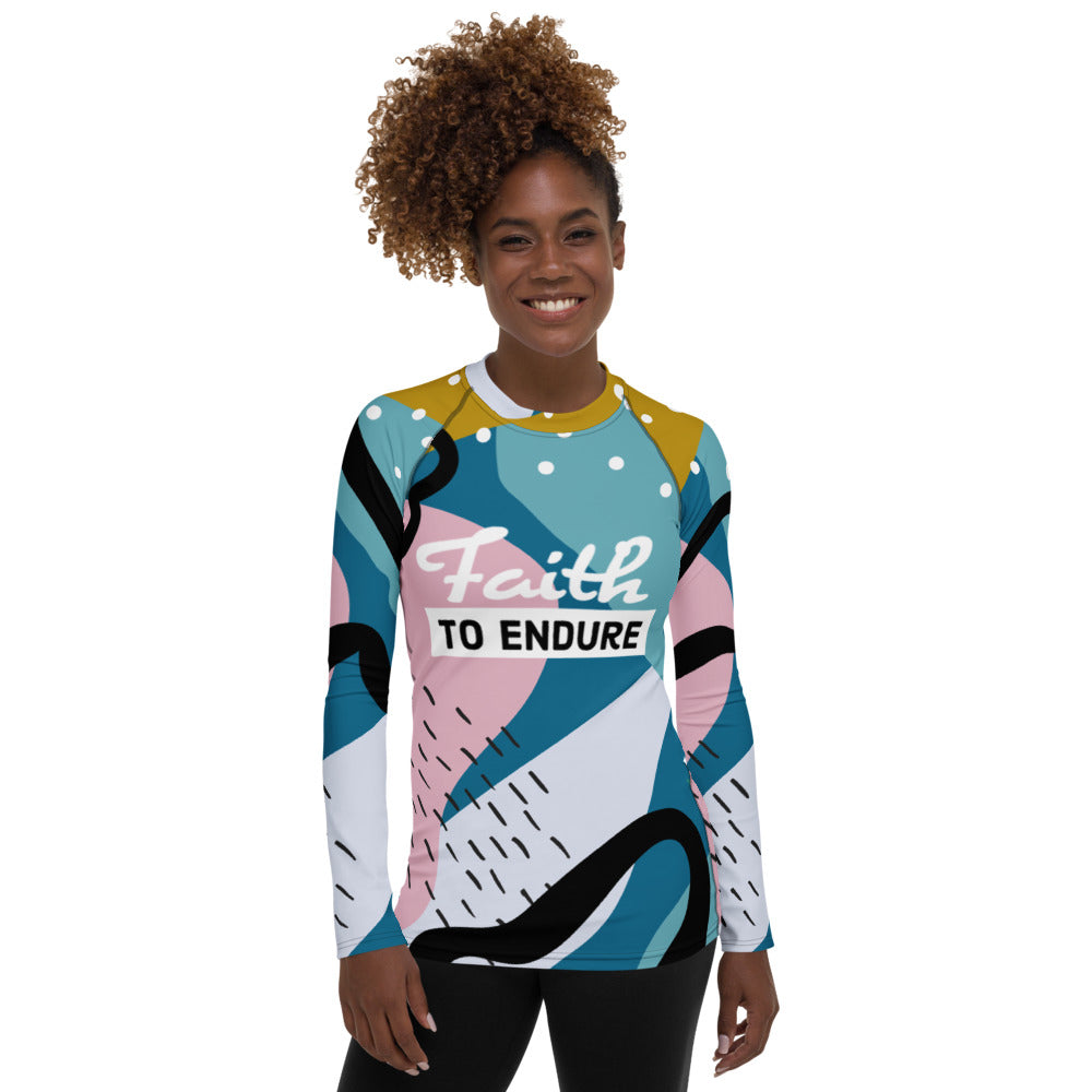 F.T.E. Multicolored print Women's Rash Guard