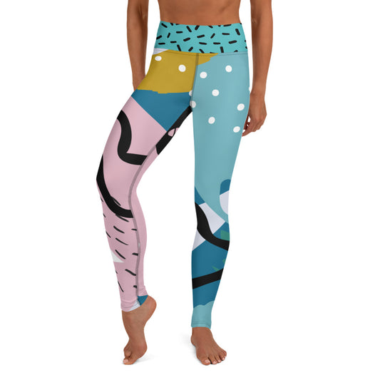 F.T.E Multicolored Print Yoga Leggings